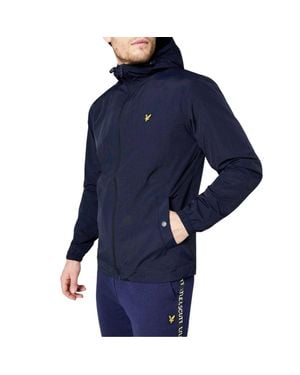 Lyle & Scott Kapuzenjacke Für Herren, Durchgehender Reißverschluss - Blau