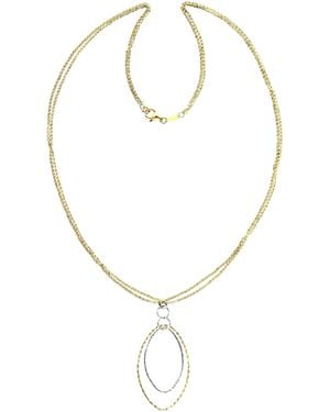 Der Kettenmacher Der Kettenmacher Fantasy Kette 925/- Sterling Silber Rhodiniert/Vergoldet 60 Cm - Mettallic