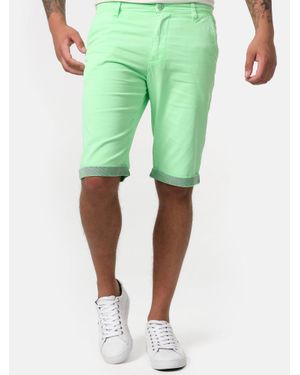 Tazzio Herren Chino Shorts - Grün