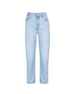 Levi's "501" Knöchel Grazer Jeans Für Damen (Ojai Luxor) - Blau