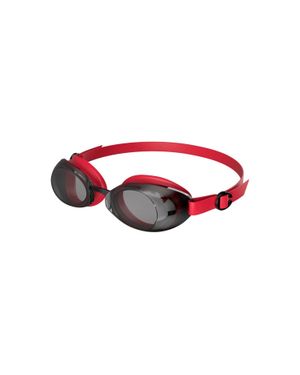 Speedo "Jet 2.0" Schwimmbrille Für Herren/Damen /Schwarz/Rauch-Grau) - Rot