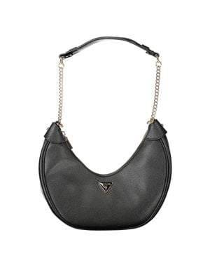 Guess Schwarze Polyethylen-Handtasche