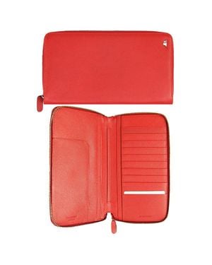 Hackett Hackett Mayfair Card Halter Brieftasche - Rot