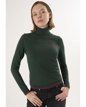 Felix Hardy Pullover Rollkragenpullover - Grün