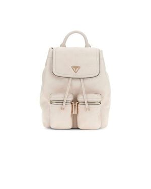 Guess Rucksack Steinlogo - Weiß
