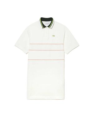 Lacoste Polo-Kleid Für Damen, Leger (Cremefarbe) - Weiß