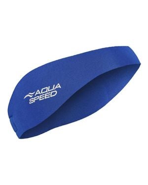 Aqua-Speed Erwachsenen Schwimm Verstellbares Stirnband - Blau
