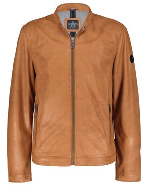 Donders 1860 Rumble Lederjacke - Braun