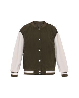 myMo Jacke Frauen Oliv Dunkelsand - Grün