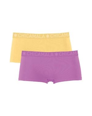MUCHACHOMALO Chicamala Boxershorts – 2Er-Pack – Damenunterwäsche - Lila