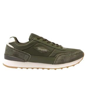 Kappa Sneaker Für Herren, Wildleder, Flach (Armee-Grün)