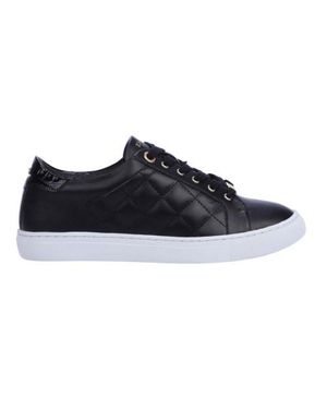 Dune Herren/Damen Sneaker "Ellenar" Gesteppt - Schwarz