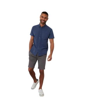 Threadbare "Majestic" Hemd Für Herren (Denim) - Blau