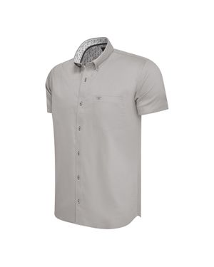 Cappuccino Italia Overhemden Toscana Stretch - Grau
