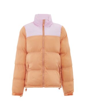 myMo Wattierte Steppjacke Damen Aprikose Süßes - Pink