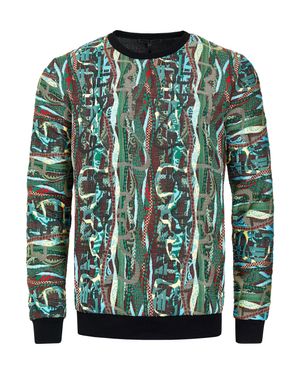 Rusty Neal Streetwear Sweater Im 90Er New York Style - Grün