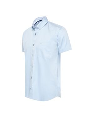 Cappuccino Italia Hemden Toscana Stretch Blau