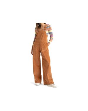 Roxy Trailblazer Overall Kleid - Braun