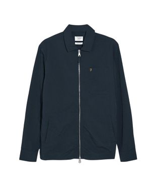 Farah Hemdjacke Für Herren (Dunkles Marineblau)