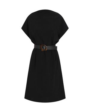 Usha Kleid Frauen - Schwarz