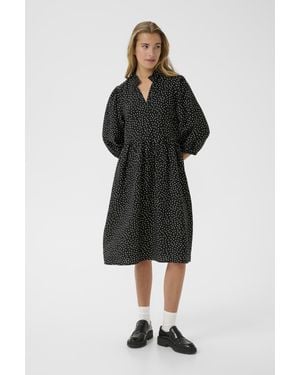 Kaffe Kleid Karea Regular Fit - Schwarz