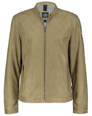 Donders 1860 Rumble Lederjacke - Grün