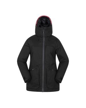 Mountain Warehouse "Verbier" Skijacke Für Damen, Wasserfest - Schwarz