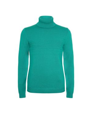 HUGO Oberteil Für Herren, Rollkragen, Jerseyware - Grün