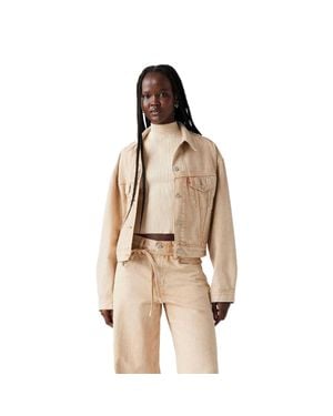 Levi's "90's" Jeansjacke Für Damen, Stein Gewaschen - Natur