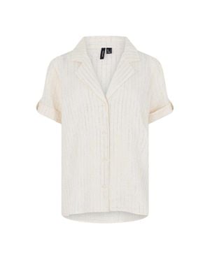Vero Moda Hemd Für Damen, Leger (Birke) - Weiß