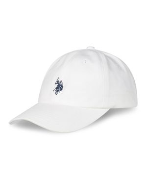 U.S. POLO ASSN. Cap One Size Aus 100% Baumwolle - Weiß