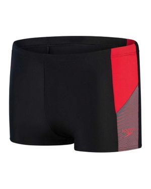 Speedo "Dive Split" Badehose Für Herren (Schwarz/Rot)