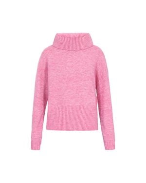 myMo Pullover Frauen Melange - Pink