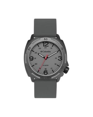Columbia "Delta" Armbanduhr Für Herren, Silikon, Gezahnt, Sport - Grau