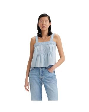 Levi's Trägerhemd Für Damen, Eckiger Ausschnitt (Schönes Blau)