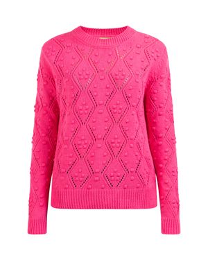 Mo My Pull En Tricot Blonda - Pink