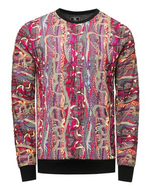 Rusty Neal Streetwear Sweater Im 90Er New York Style - Pink