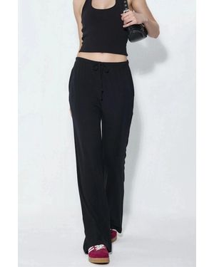 Busem Weite Jersey-Hose - Schwarz