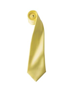 PREMIER "Colours" Krawatte Für Herren/Damen (Zitrone) - Gelb