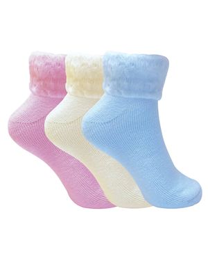 Sock Snob Kinder/Kinder 4 Pack Dünne Baumwolle Rich Xmas Weihnachten Socken 3 Größen - Blau