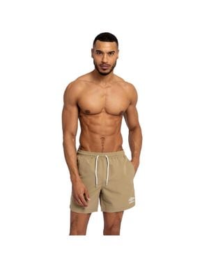 Umbro Herren Taped Swim Shorts - Braun