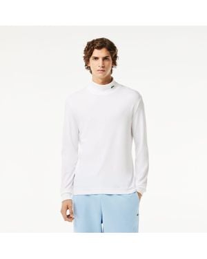 Lacoste T-Shirt Rollkragen Für Herren - Weiß