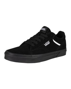 Vans Seldan Wildleder-Trainer - Schwarz