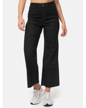 Tazzio Damen Flared Jeans - Schwarz