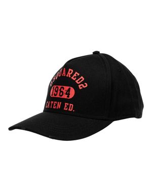 DSquared² "1964" Baseball-Mütze Für Herren/Damen Baumwolle - Schwarz