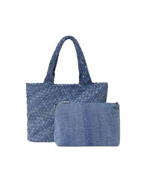 Usha 2-In-1-Tragetaschen-Set 2-In-1-Tragetaschen-Set Frauen - Blau