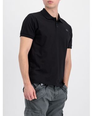 Alpha Industries Herren X-Fit Polo - Schwarz