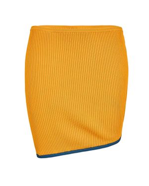 DIESEL "Onalisa Gona" Minirock Für Damen, Jerseyware - Gelb