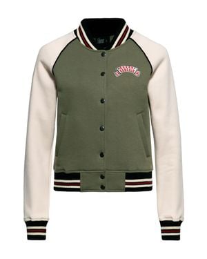 Queen Kerosin Damen Collegejacke Queen Of Liberty - Grün