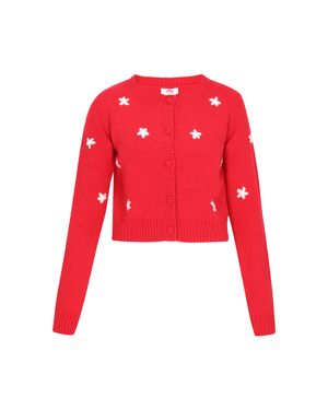 myMo Strickjacke Frauen - Rot